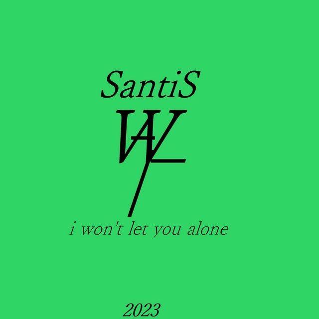 Portada de Sencillo/EP "i won't let you alone", de SantiS