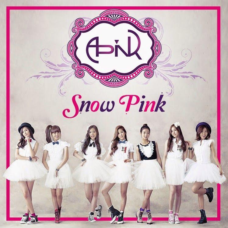 Portada del álbum "Snow Pink", de A-pink