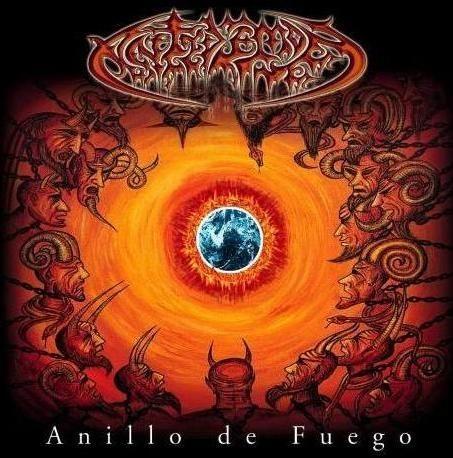 Capa do Álbum "Anillo De Fuego", de Antidemon