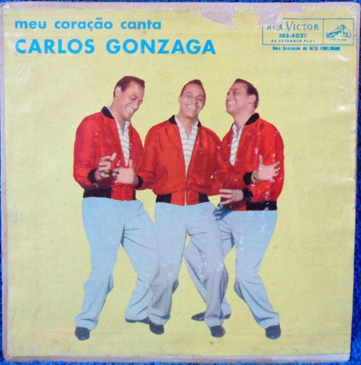 Portada de Álbum "Meu Coração Canta ", de Carlos Gonzaga