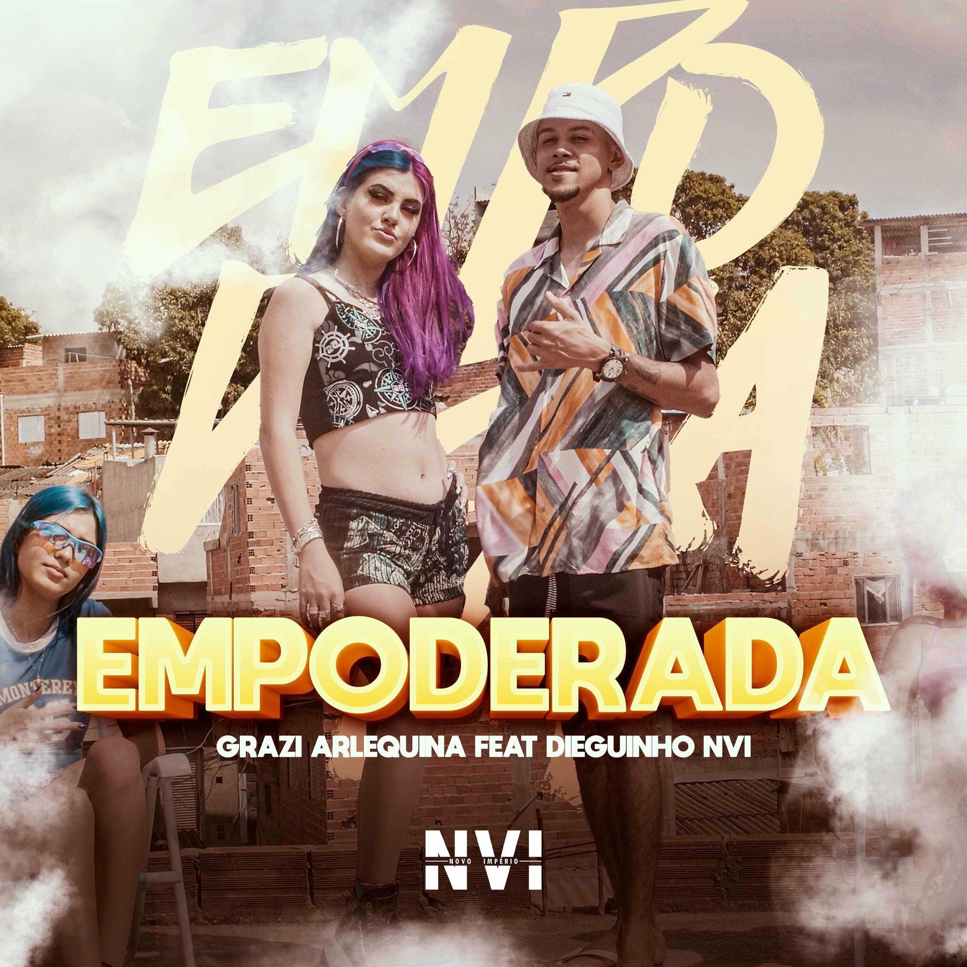 Capa do Sencillo/EP "Empoderada ", de Grazi Arlequina