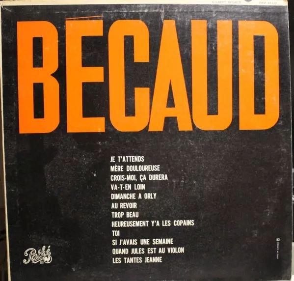 Portada de Álbum "Becaud (1964)", de Gilbert Becaud