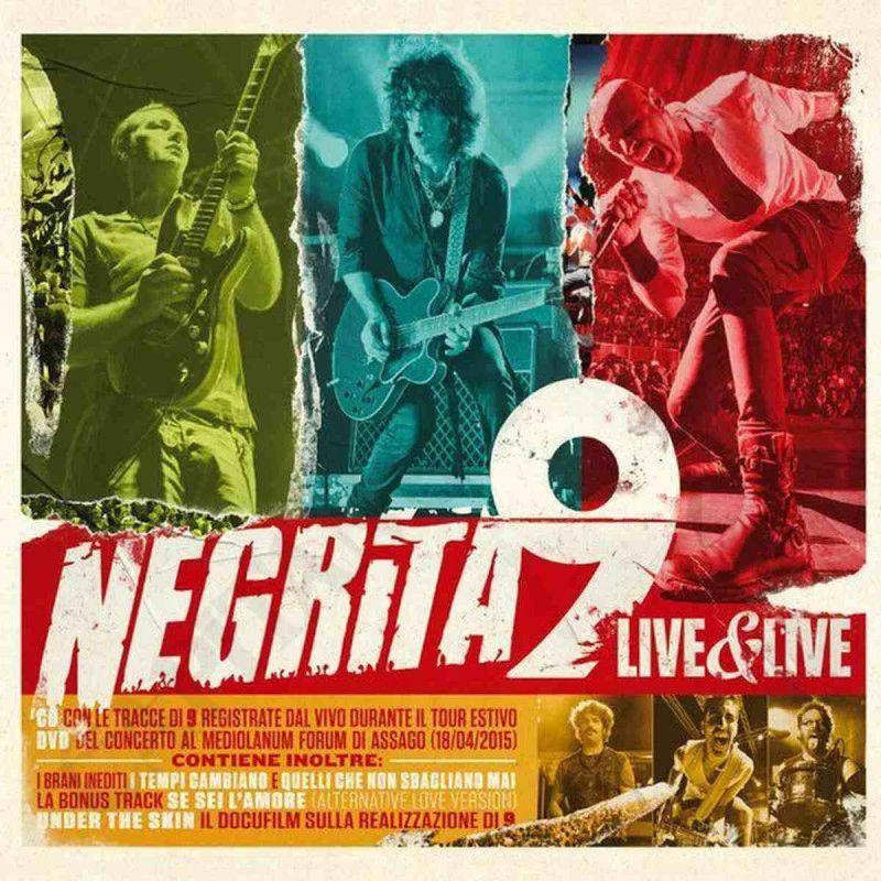 Portada de Álbum "9 Live&Live", de Negrita