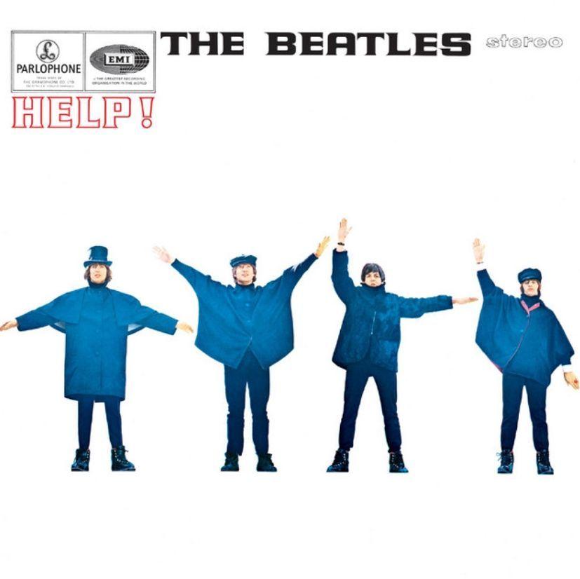 Capa do álbum "Help!", de The Beatles