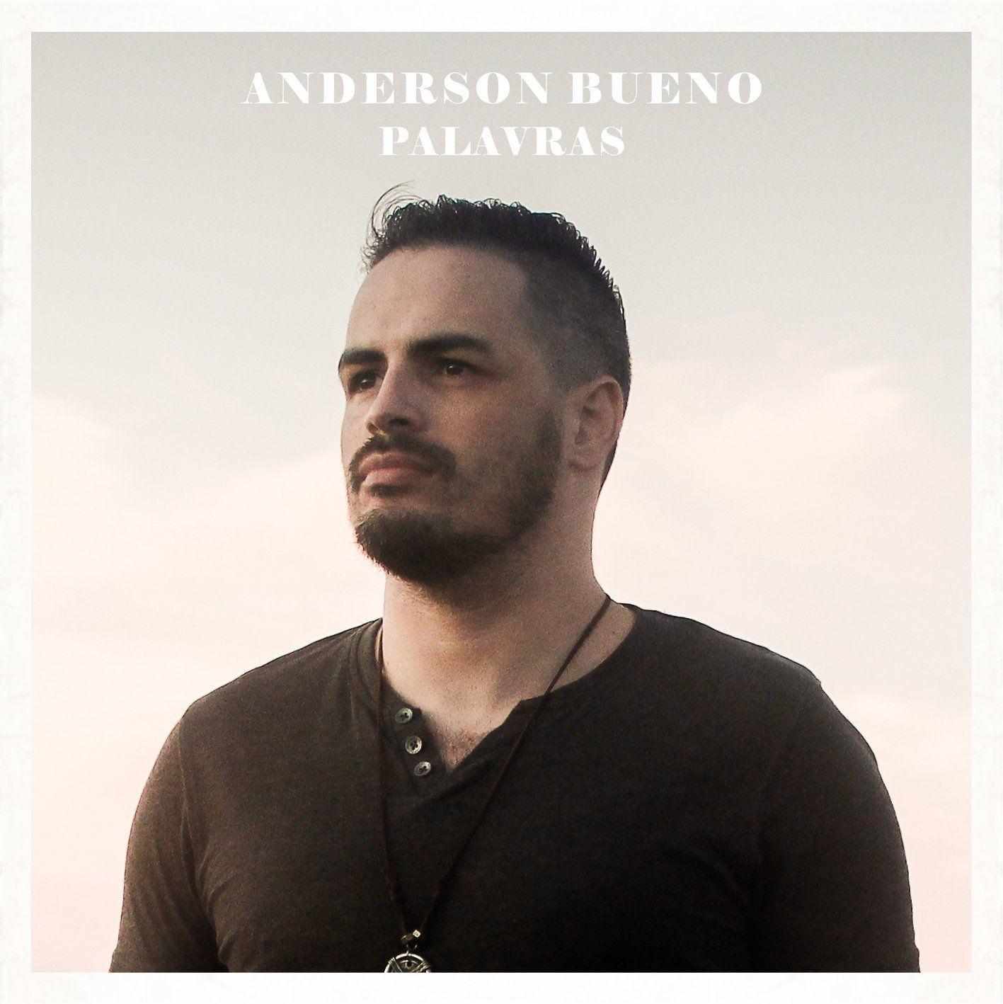 Portada de Álbum "Palavras", de Anderson Bueno