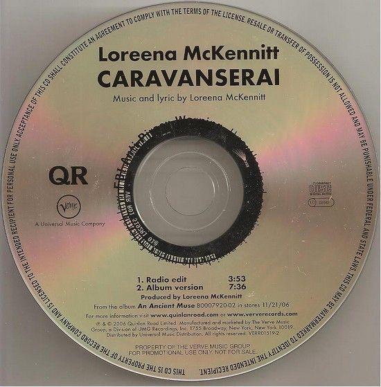 Portada de Sencillo/EP "Caravanserai", de Loreena McKennitt