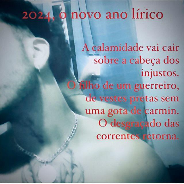Capa do Álbum "2024, novo ano lírico.", de IKU THE KID