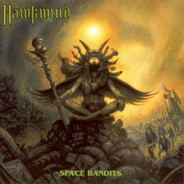 Capa do álbum "Space Bandits", de Hawkwind