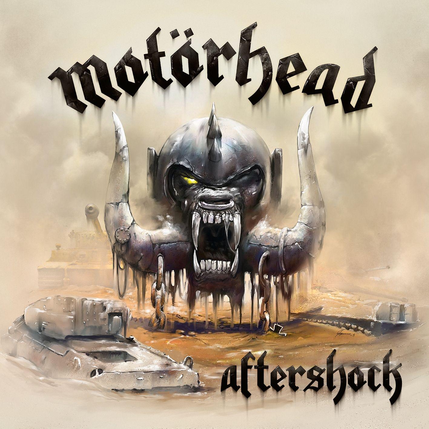 Portada de Álbum "Aftershock", de Motörhead