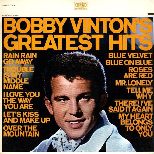 Album cover of "Bobby Vinton's Greatest Hits" by Bobby Vinton