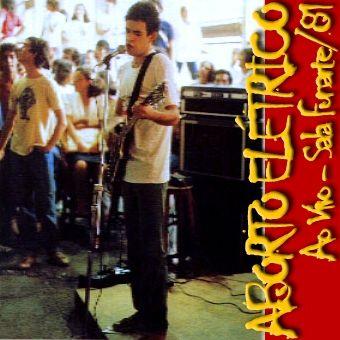 Portada de Álbum "Ao vivo na Funarte", de Aborto Elétrico