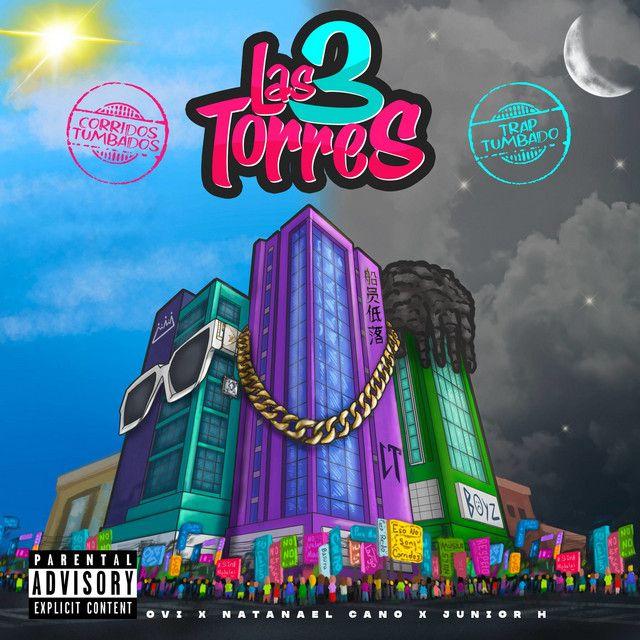 Portada de Álbum "Las 3 Torres", de Natanael Cano