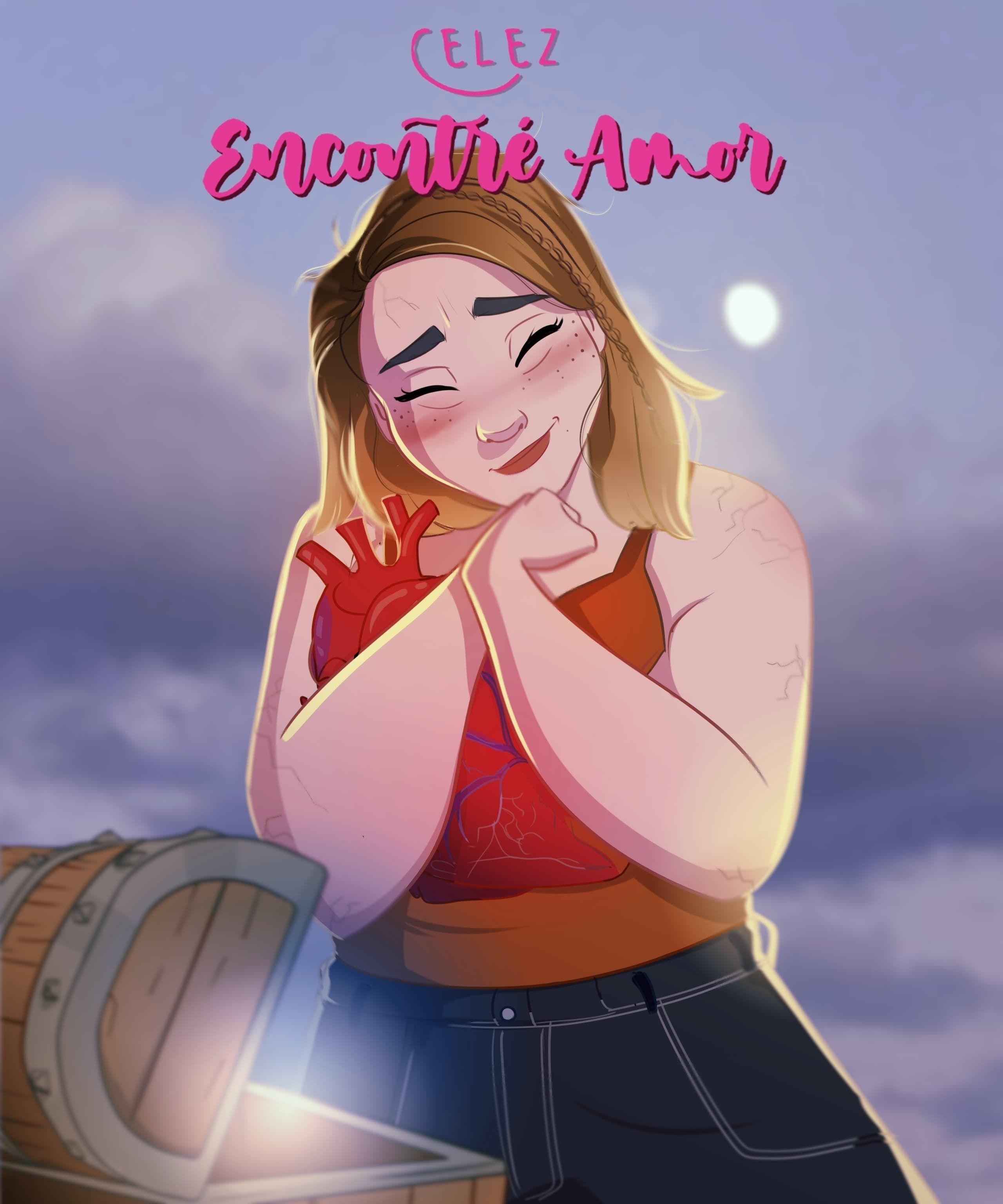 Portada de Sencillo/EP "Encontré Amor", de Celez Gonzalez