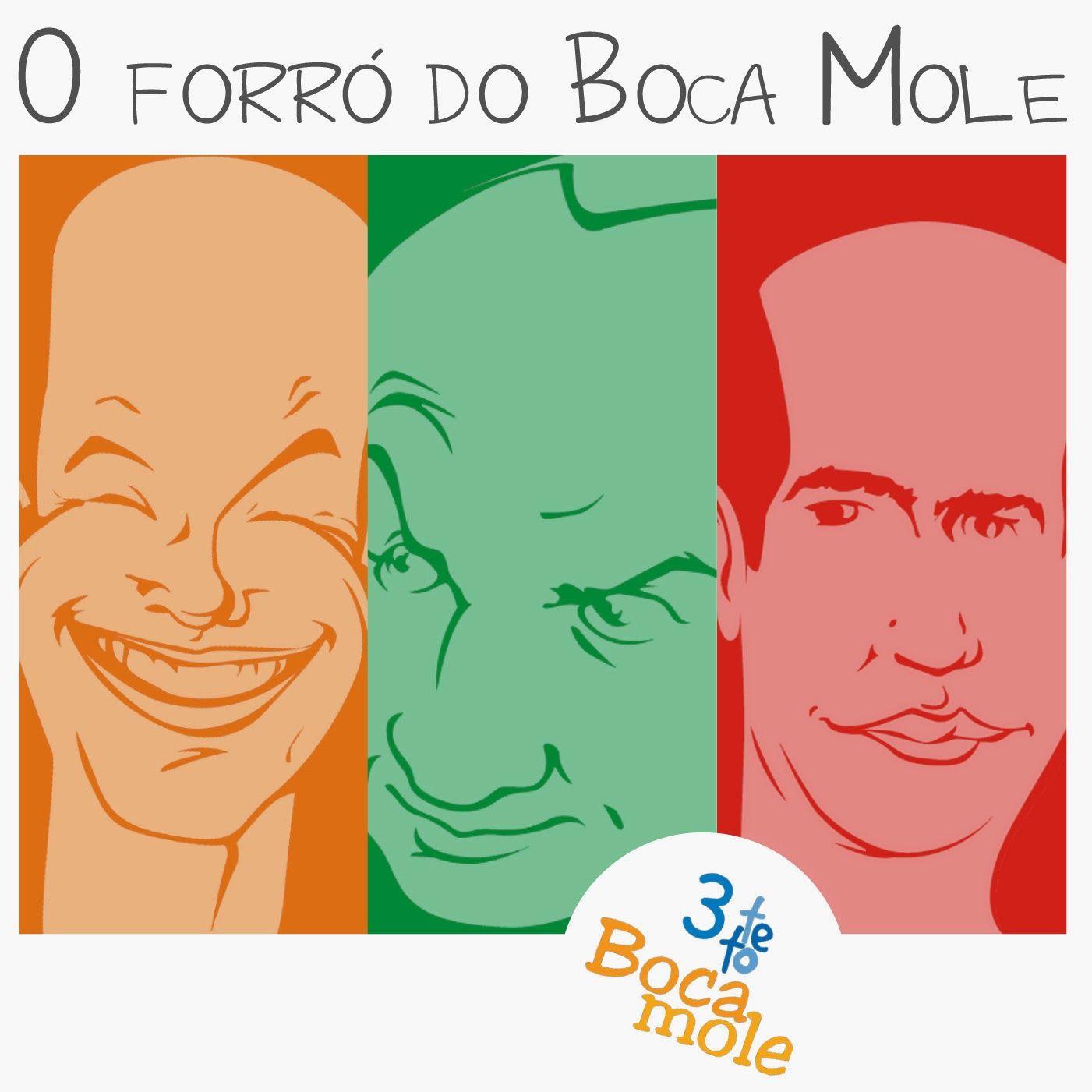 Capa do Álbum "O Forró do Boca Mole", de Boca Mole