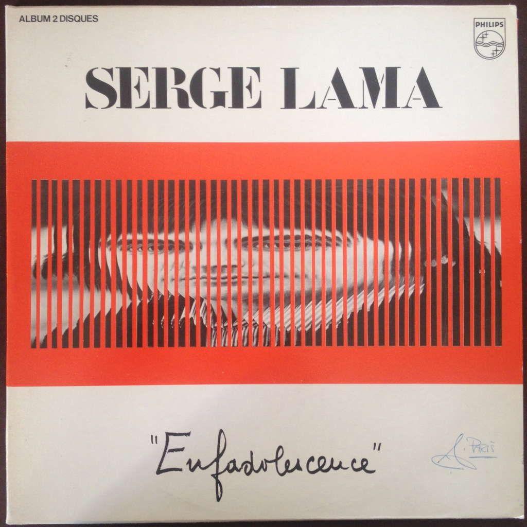 Portada de Álbum "Enfadolescence", de Serge Lama