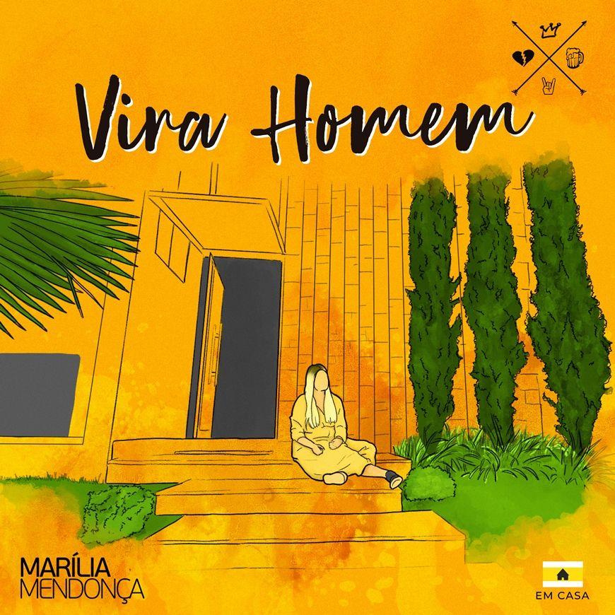 Capa do álbum "Vira Homem", de Marília Mendonça