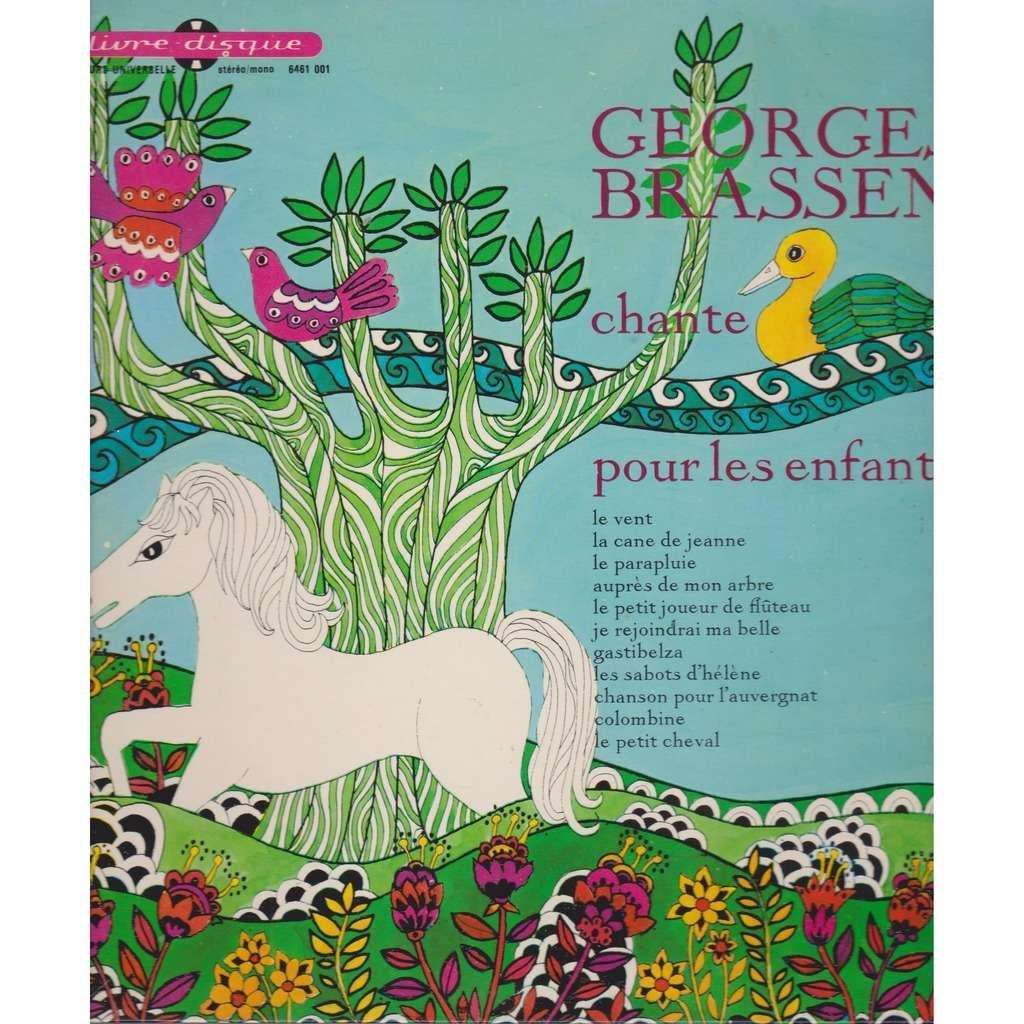 Portada de Álbum "Chante Pour Les Enfants", de Georges Brassens