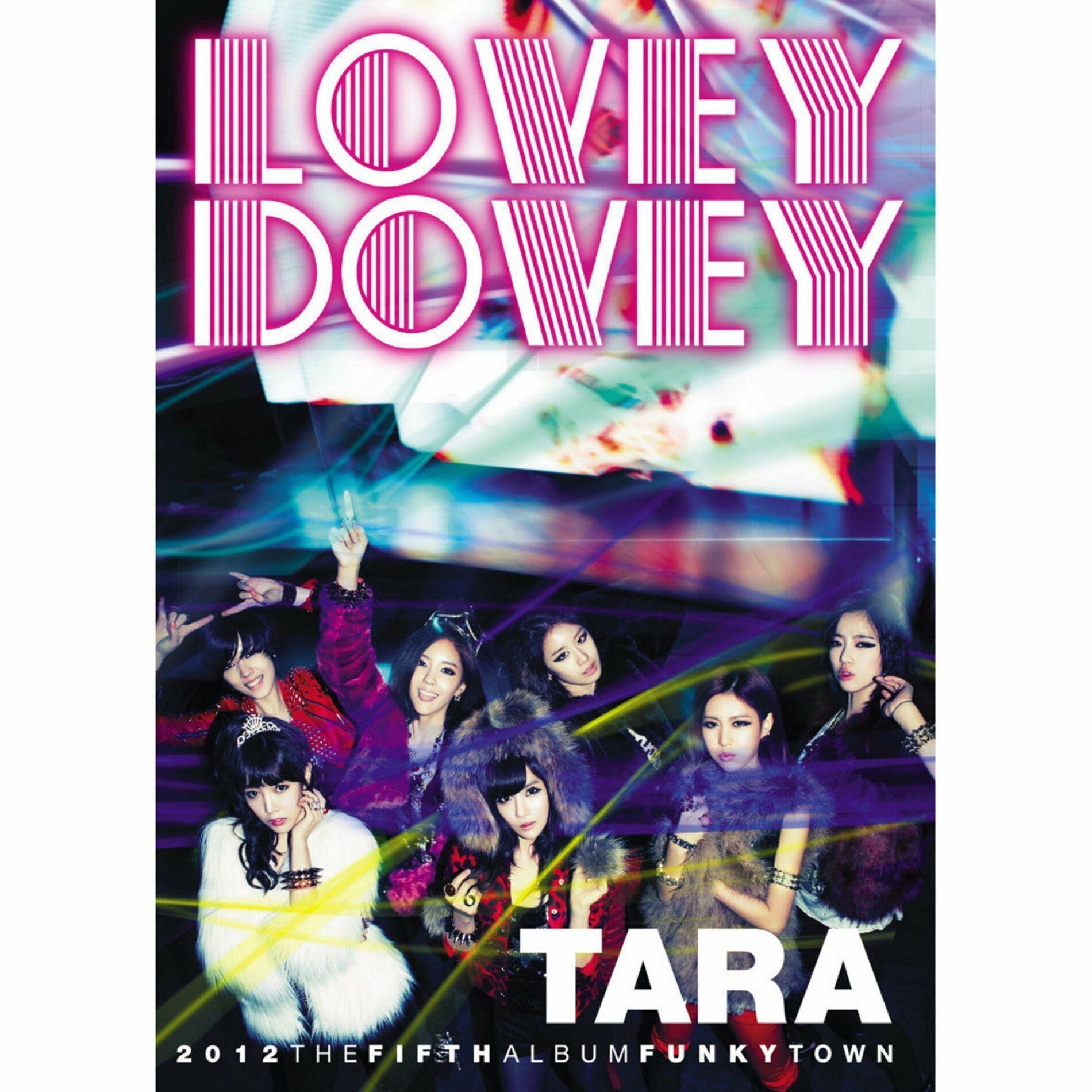 Portada del álbum "Funky Town", de T-ARA