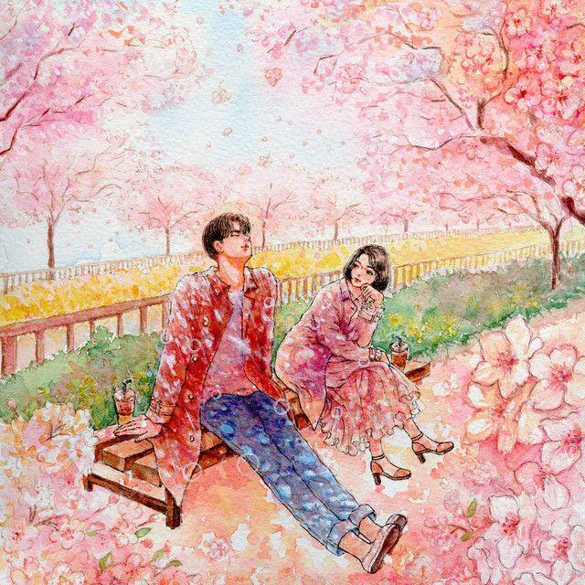 Portada de Sencillo/EP "Spring Chirstmas", de Boramiyu