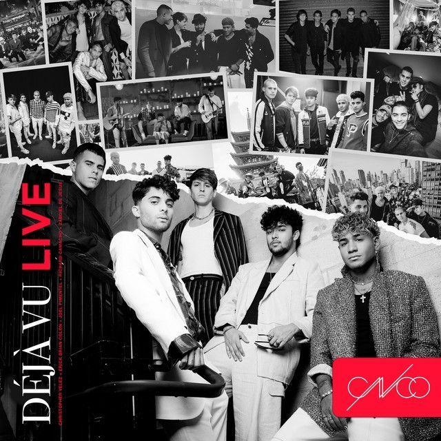 Capa do Álbum "Déjà Vu (En Vivo)", de CNCO