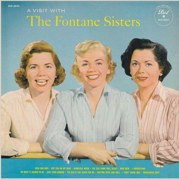 Album cover of "A Visit With The Fontane Sisters" by The Fontane Sisters