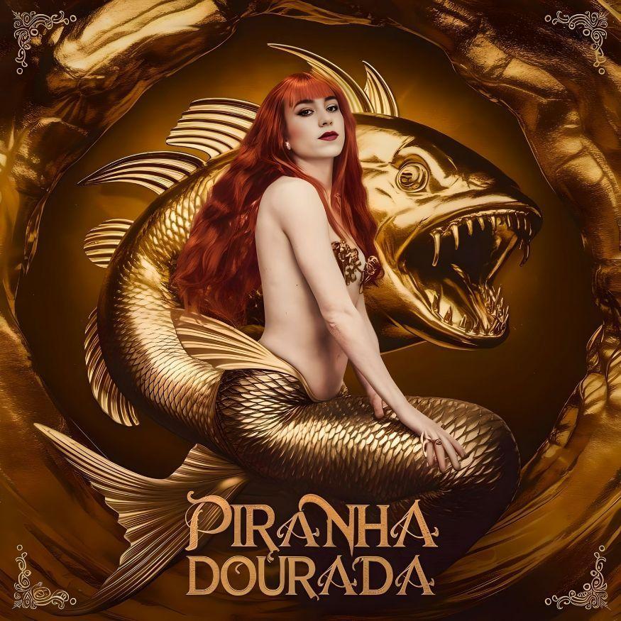 Portada de Sencillo/EP "Piranha Dourada", de Ariel Trippy