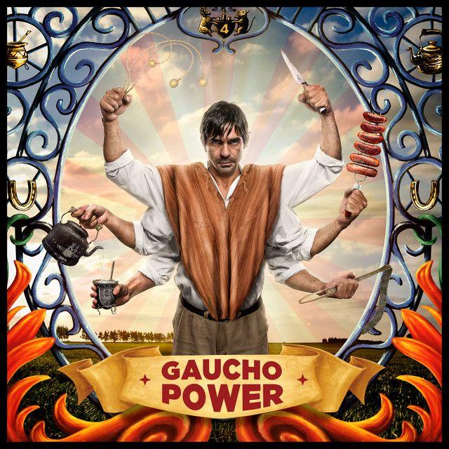 Portada del álbum "Gaucho Power", de El Cuarteto de Nos