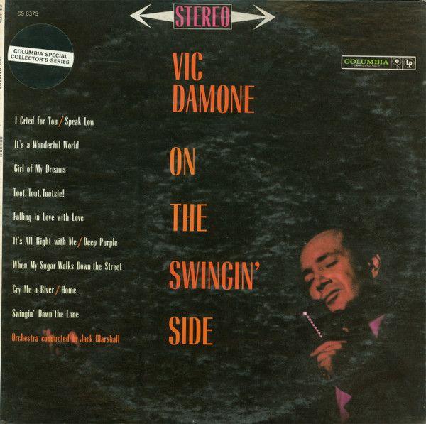 Capa do álbum "On The Swingin' Side", de Vic Damone