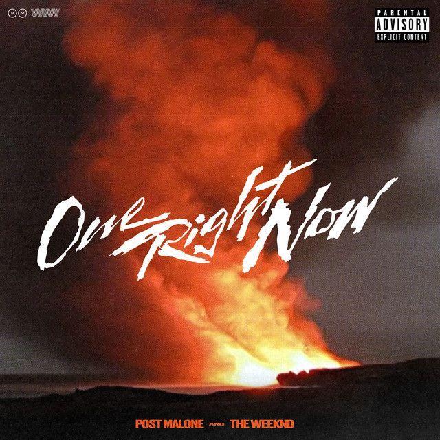 Portada del álbum "One Right Now (feat. Post Malone)", de The Weeknd