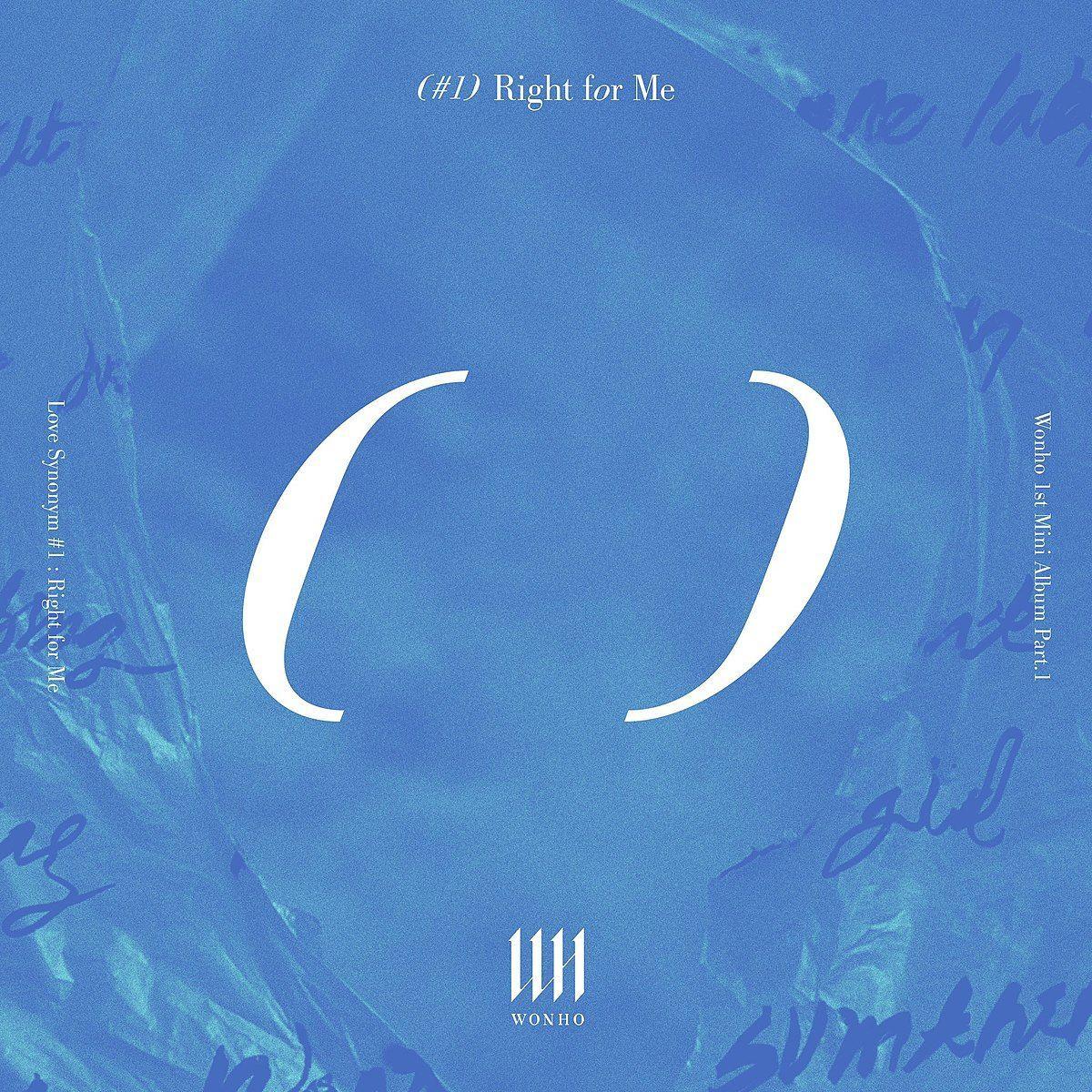 Portada de Álbum "Love Synonym #1: Right for Me", de WONHO