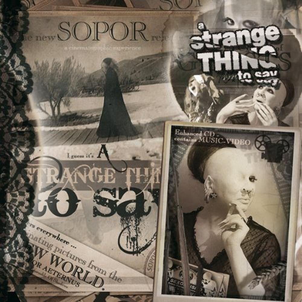 Portada de Álbum "A Strange Thing To Say", de Sopor Aeternus