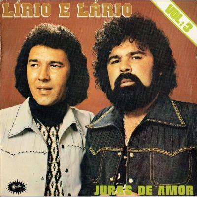Capa do Álbum "Juras De Amor", de Lírio e Lário