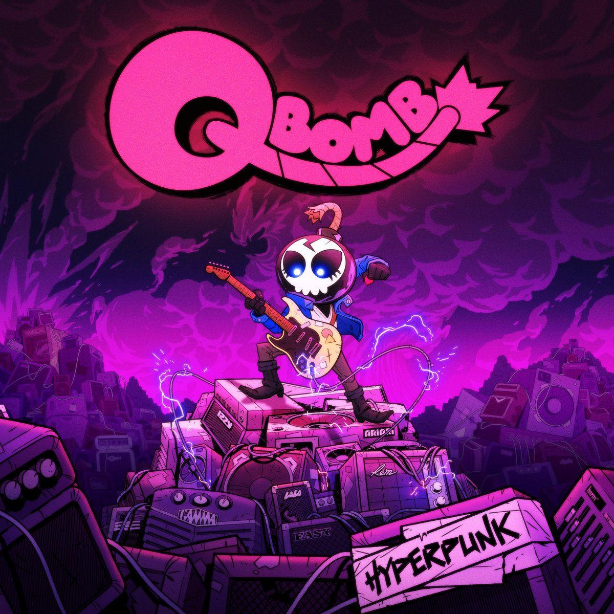 Capa do Álbum "HYPERPUNK", de Qbomb