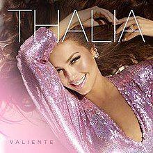 Capa do álbum "Valiente", de Thalía