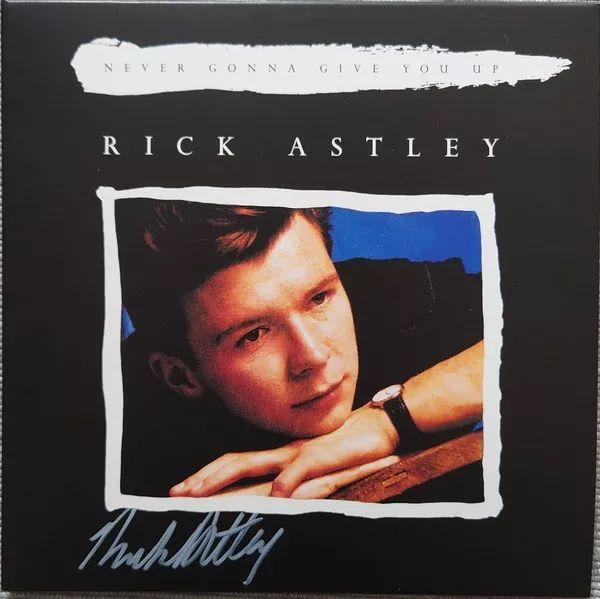 Capa do álbum "Never Gonna Give You Up ", de Rick Astley