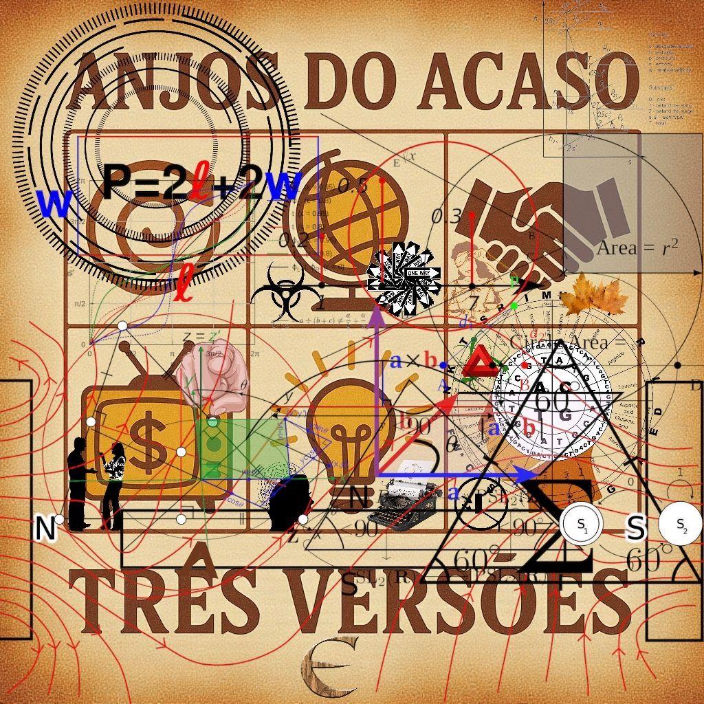 Portada de Sencillo/EP "três versões ", de Anjos do Acaso