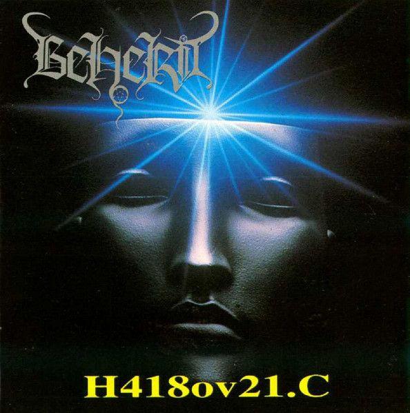 Portada de Álbum "H418ov21.C", de Beherit