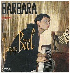 Portada del álbum "Chante Jacques Brel", de Barbara