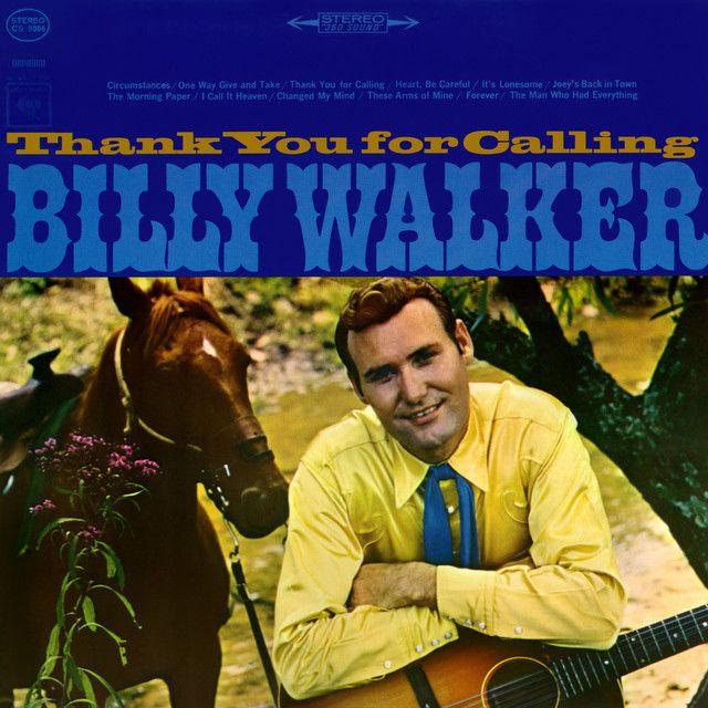 Portada del álbum "Thank You For Calling", de Billy Walker