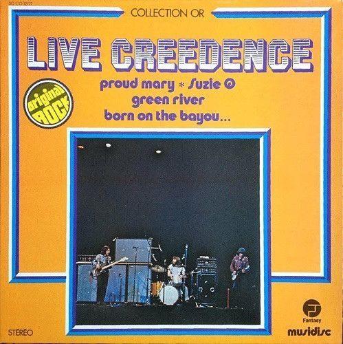 Portada de Álbum "Live Creedence", de Creedence Clearwater Revival