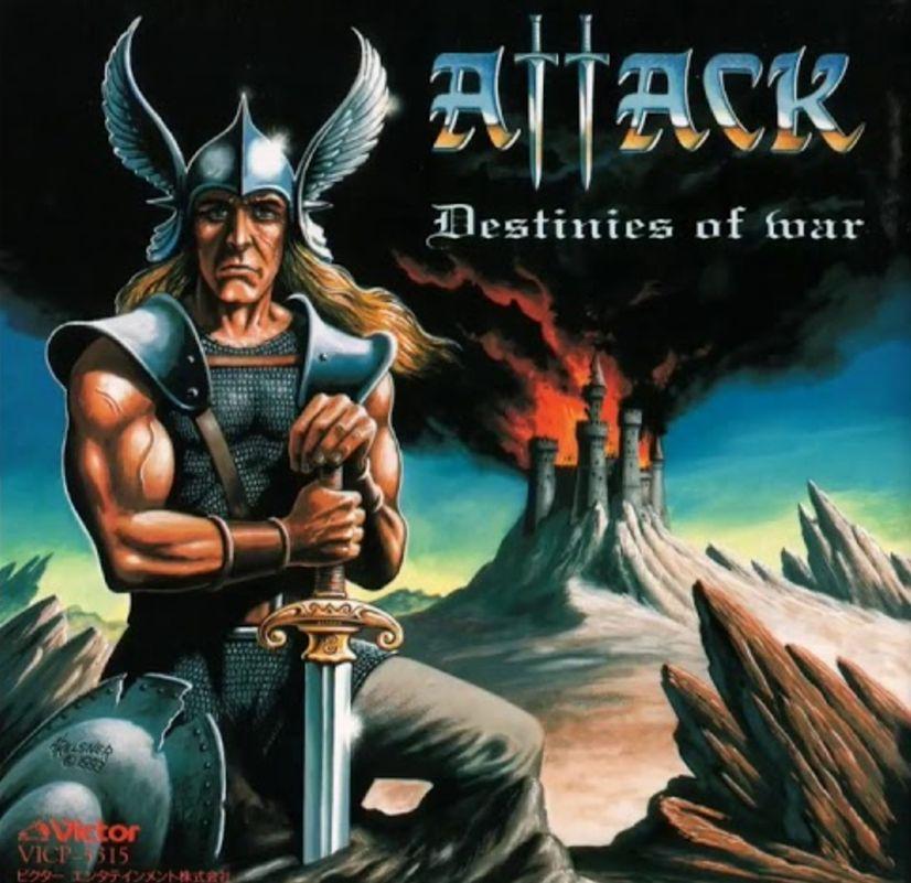 Capa do Álbum "Destinies Of War", de Attack