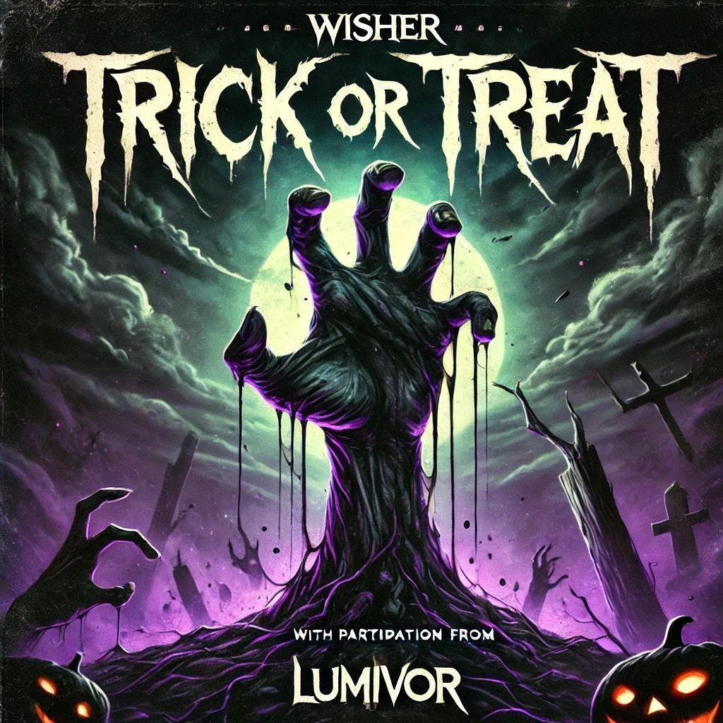 Portada de Álbum "Trick Or Treat", de Wisher