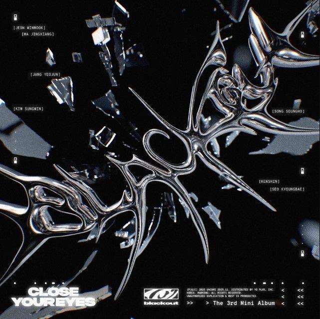 Portada de Sencillo/EP "blackout", de CLOSE YOUR EYES (K-pop)