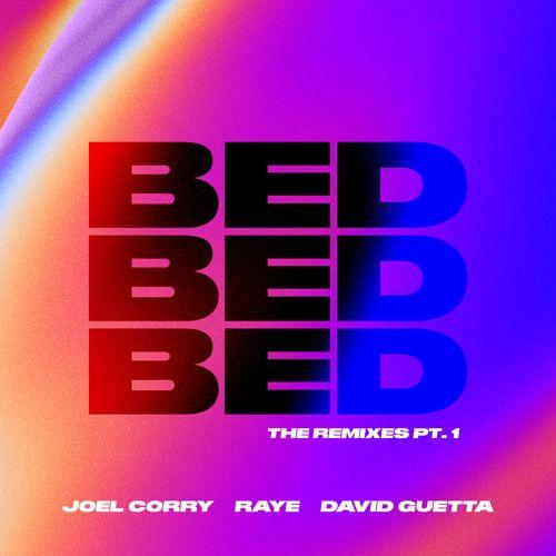 Capa do Single/EP "BED (The Remixes) (Pt.1) (feat. Joel Corry & David Guetta)", de RAYE