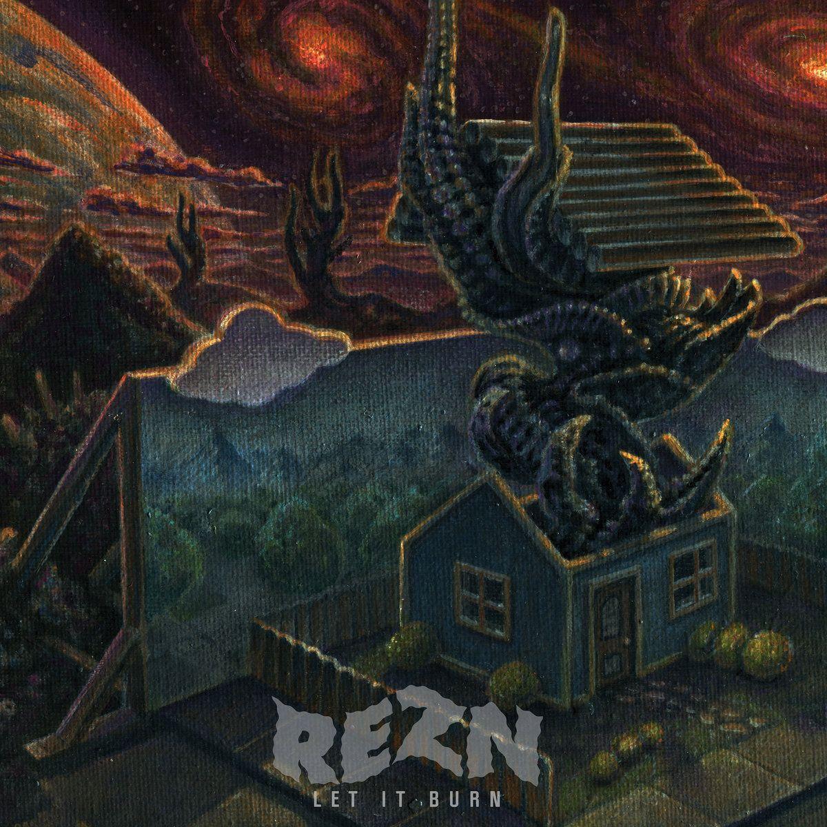 Capa do Single/EP "Let It Burn ", de REZN