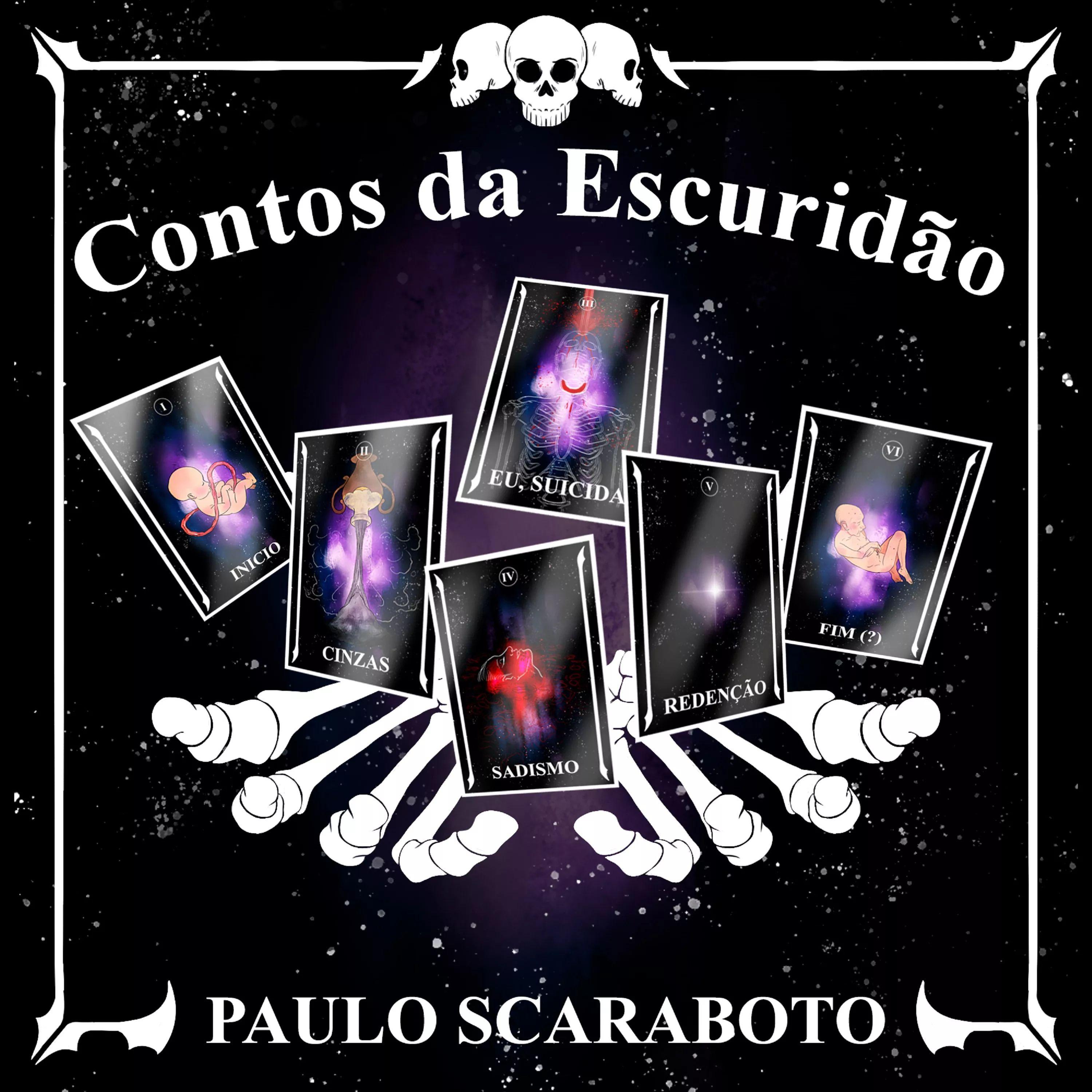 Portada de Álbum "Contos da Escuridão", de Paulo Scaraboto
