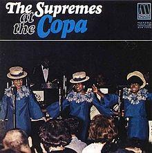Album cover of "At the Copa" by The Supremes