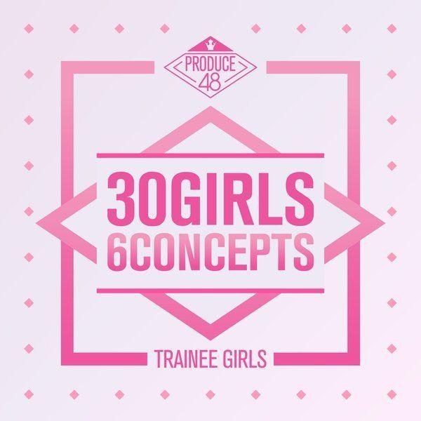 Capa do Álbum "30 Girls 6 Concepts", de Produce 48