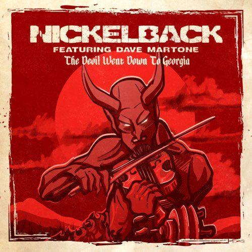 Portada del álbum "The Devil Went Down to Georgia", de Nickelback