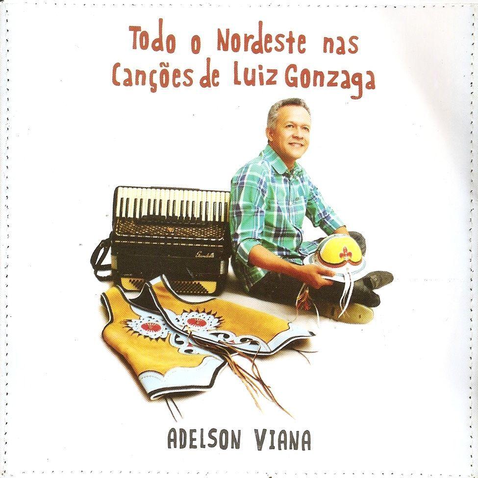 Portada de Álbum "Todo o Nordeste na Voz de Luiz Gonzaga", de Adelson Viana